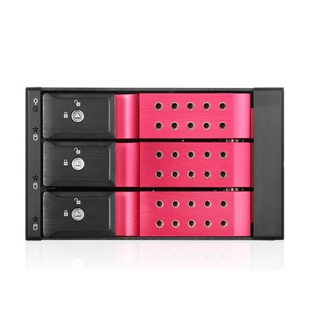 ISTARUSA Istarusa 2X5.25 To 3X3.5 12Gb/S Cage Red BPN-DE230HD-RED